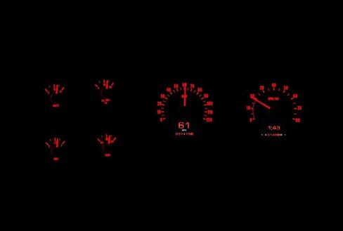 Dakota Digital RTX-76C-PU-X Retrotech Gauge Instrument System Compatible with 1973-87 Chevy Pickup, 1973-91 Chevy Blazer, GMC Jimmy and Suburbans. Styled after 1976-78 Chevy Pickup. in Saudi Arabia
