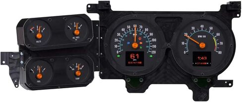 Dakota Digital RTX-76C-PU-X Retrotech Gauge Instrument System Compatible with 1973-87 Chevy Pickup, 1973-91 Chevy Blazer, GMC Jimmy and Suburbans. Styled after 1976-78 Chevy Pickup. in Saudi Arabia