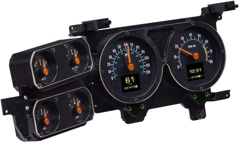 Dakota Digital RTX-76C-PU-X Retrotech Gauge Instrument System Compatible with 1973-87 Chevy Pickup, 1973-91 Chevy Blazer, GMC Jimmy and Suburbans. Styled after 1976-78 Chevy Pickup. in Saudi Arabia