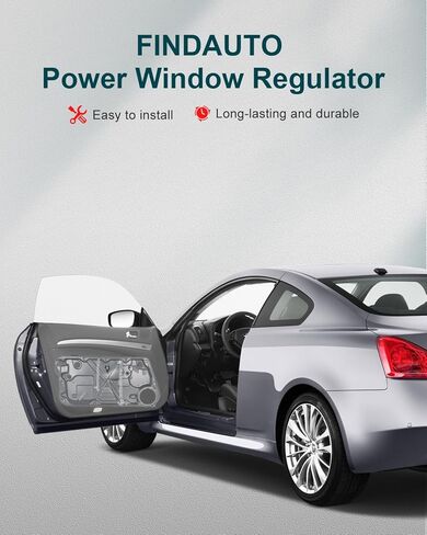 FINDAUTO Front Passenger Side Power Window Regulator Without Motor Replacement for 2005-2015 for Nissan Armada,2004 for Nissan Pathfinder Armada,2004-2010 for Infiniti QX56, 749-525 in Saudi Arabia