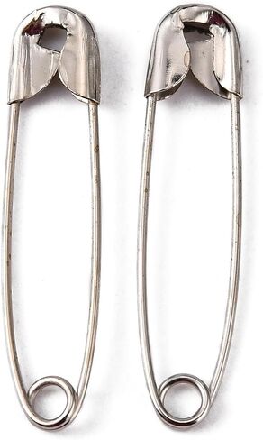 1000pcs Safety Pins Bulk Platinum Pins for Clothes Sewing Crafts,26x6x2mm in Saudi Arabia