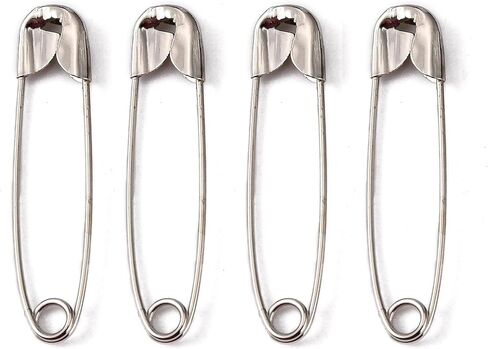 1000pcs Safety Pins Bulk Platinum Pins for Clothes Sewing Crafts,26x6x2mm in Saudi Arabia