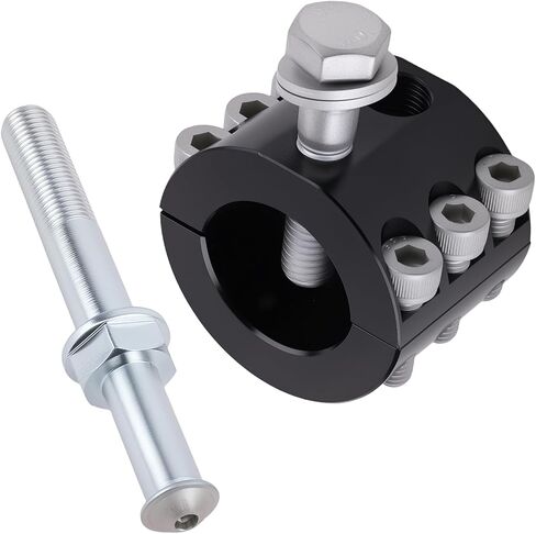 مشبك قضيب ربط مثبت التوجيه maxpeedingrods 4050-63 يناسب Jeep Wrangler JK JKU 2007-2025 JL JLU 2018-2025 لـ Gladiator JT 2020-2025 (مع أنبوب OD 1-1/2 بوصة) مطلي بالتآكل in Saudi Arabia
