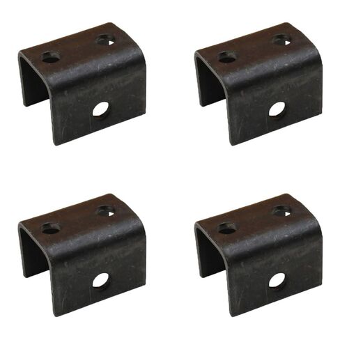 RAParts Four Trailer Front & Rear Hangers for Double-Eye Springs 2-3/8" x 3" x 1-7/8" & 9/16" Bolt Hole in Kuwait