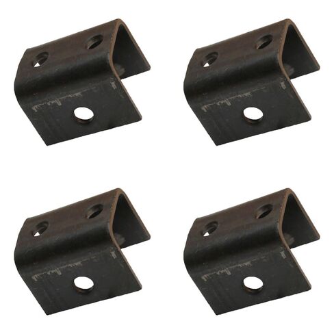 RAParts Four Trailer Front & Rear Hangers for Double-Eye Springs 2-3/8" x 3" x 1-7/8" & 9/16" Bolt Hole in Kuwait