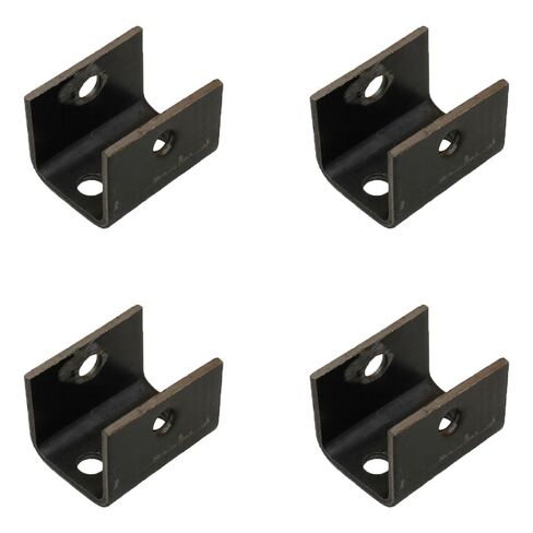 RAParts Four Trailer Front & Rear Hangers for Double-Eye Springs 2-3/8" x 3" x 1-7/8" & 9/16" Bolt Hole in Kuwait