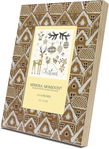 MIMOSA MOMENTS Christmas Sentiment Picture Frame for 6x4 Photo (Christmas Blessings) in Saudi Arabia