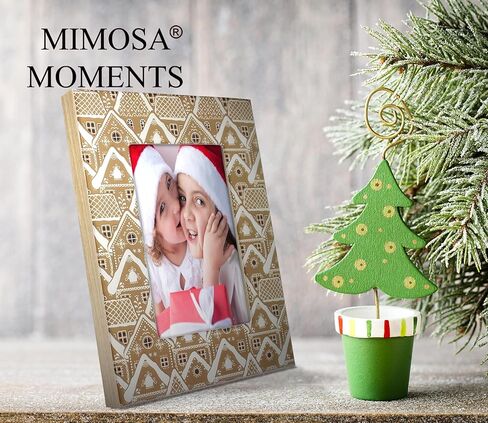 MIMOSA MOMENTS Christmas Sentiment Picture Frame for 6x4 Photo (Christmas Blessings) in Saudi Arabia
