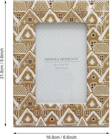 MIMOSA MOMENTS Christmas Sentiment Picture Frame for 6x4 Photo (Christmas Blessings) in Saudi Arabia