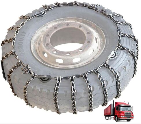 9mm Set of 2 Heavy Duty Snow Chains for Suvs and Cars Skid Traction Chains High Strength Manganese Emergency Use for Tire Reliable in Sandy road 12.00-20 2pcs 7.50-16 in Kuwait