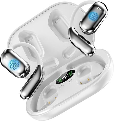 سماعات أذن للترجمة في الوقت الحقيقي، سماعات أذن مفتوحة، سماعة أذن مترجم لغة AI 144، Audifonos Traductores Inglés Español، سماعات بلوتوث 5.4 ترجمة لتعلم الأعمال أثناء السفر in Kuwait