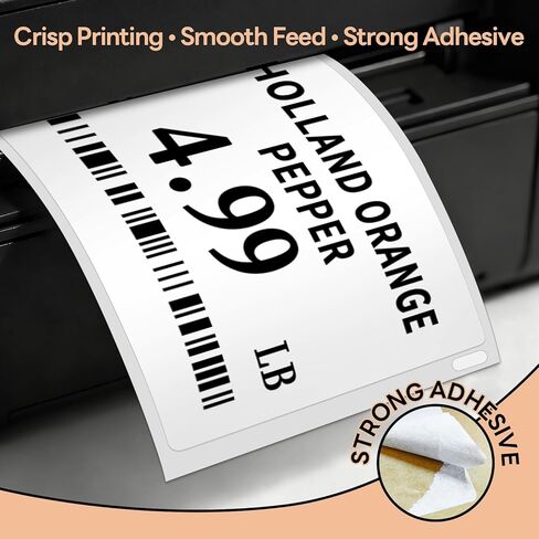 Compatible DYMO 30256 (2-5/16" x 4") Direct Thermal Shipping Labels, Large Barcode & Address Labels Replacement for DYMO LabelWriter 450, 4XL, Rollo, Zebra (12 Rolls / 3600 Labels), TRSTGIX in Saudi Arabia