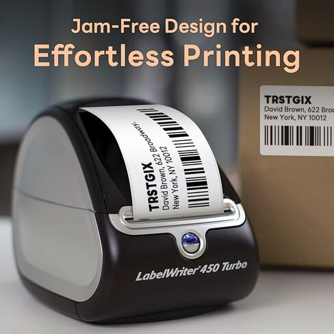 Compatible DYMO 30256 (2-5/16" x 4") Direct Thermal Shipping Labels, Large Barcode & Address Labels Replacement for DYMO LabelWriter 450, 4XL, Rollo, Zebra (12 Rolls / 3600 Labels), TRSTGIX in Saudi Arabia
