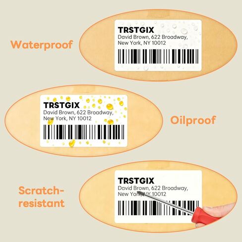 Compatible DYMO 30256 (2-5/16" x 4") Direct Thermal Shipping Labels, Large Barcode & Address Labels Replacement for DYMO LabelWriter 450, 4XL, Rollo, Zebra (12 Rolls / 3600 Labels), TRSTGIX in Saudi Arabia