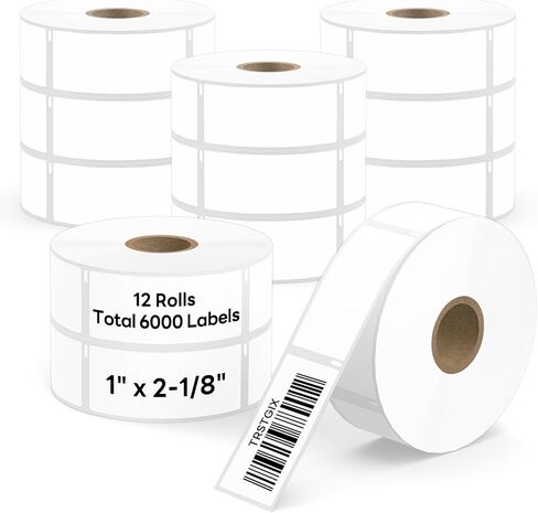 Compatible DYMO 30256 (2-5/16" x 4") Direct Thermal Shipping Labels, Large Barcode & Address Labels Replacement for DYMO LabelWriter 450, 4XL, Rollo, Zebra (12 Rolls / 3600 Labels), TRSTGIX in Saudi Arabia