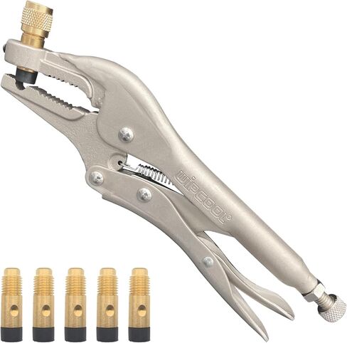 Refrigerant Recovery Plier, Refrigeration Tube Piercing Puncture Hand Tool，5* Tungsten Steel Needle for Air Conditioner Welding Tool in Saudi Arabia