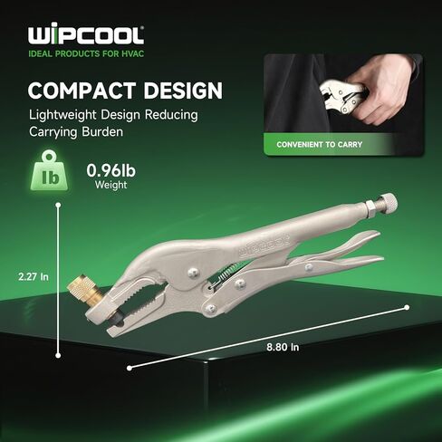 Refrigerant Recovery Plier, Refrigeration Tube Piercing Puncture Hand Tool，5* Tungsten Steel Needle for Air Conditioner Welding Tool in Saudi Arabia