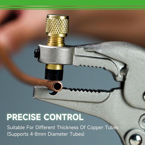 Refrigerant Recovery Plier, Refrigeration Tube Piercing Puncture Hand Tool，5* Tungsten Steel Needle for Air Conditioner Welding Tool in Saudi Arabia