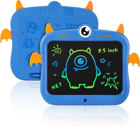تابلت كتابة LCD للأطفال، لوحة رسم لوحة رسومات الشعار المبتكرة مقاس 8.5 بوصة، ألعاب الوحش الصغير للأطفال، ألعاب السفر للأطفال من عمر 3 4 5 6 7 8 سنوات للأولاد والبنات هدايا عيد الميلاد (أزرق) in Kuwait