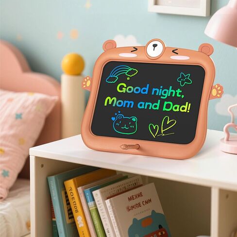 تابلت كتابة LCD للأطفال، لوحة رسم لوحة رسومات الشعار المبتكرة مقاس 8.5 بوصة، ألعاب الوحش الصغير للأطفال، ألعاب السفر للأطفال من عمر 3 4 5 6 7 8 سنوات للأولاد والبنات هدايا عيد الميلاد (أزرق) in Kuwait