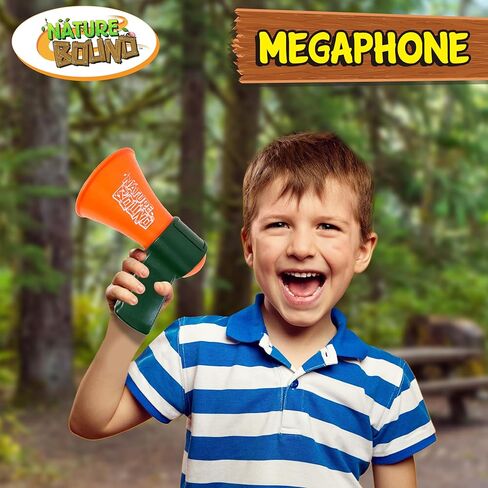 Nature Bound Megaphone for Kids – 7.5" Voice Amplifier, Perfect for Camping, Hiking, Spy Play, and Outdoor Adventures in Saudi Arabia