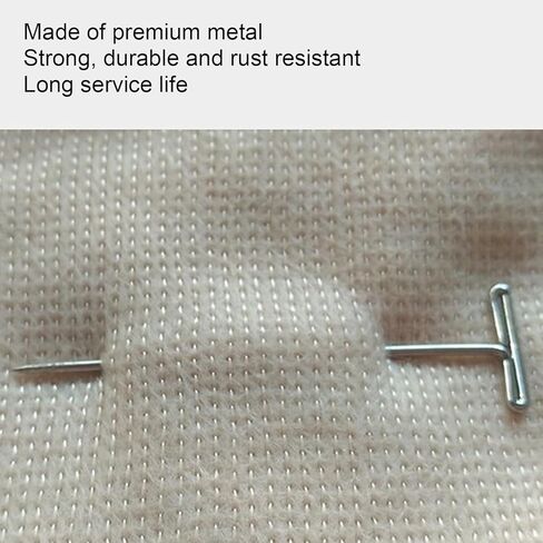 Aramox 450 Pcs T Pins with Clear Box, Stainless Steel Push Pin Kit for Foam Head, Sewing, Craft, Quilting, Knitting, Office, Wig Making in Saudi Arabia