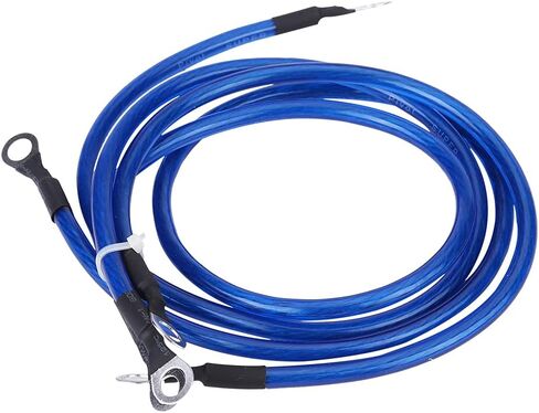Replacement Vehicle Voltage Regulator, 12V Universal Car Fuel Saver Voltage Stabilizer Volt Regulator Kit 3 Earth Ground Cables for Cars and Trucks Blue() in Saudi Arabia