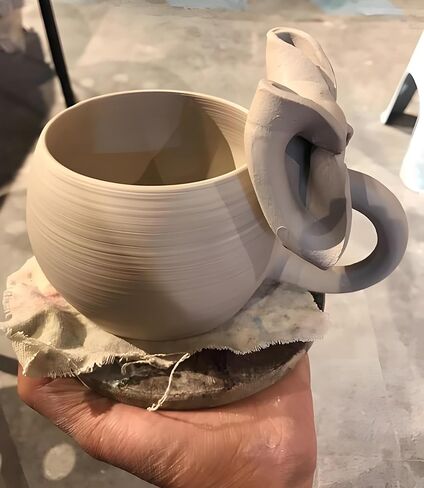 Natural Air Dry Clay, 2LB. White, Beginners and Advanced Sculptors All-Purpose Pottery Clay, High Plasticity, Fine mud (2 LB, White) in Saudi Arabia