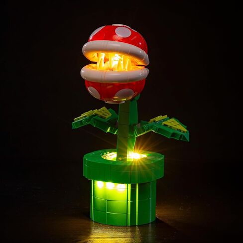 مجموعة إضاءة LED متوافقة مع مجموعة Lego Piranha Plant 71426 مجموعة الإضاءة الإبداعية DIY المتوافقة مع مجموعة البناء Lego Mario Piranha 71426 (النموذج غير متضمن) in Saudi Arabia