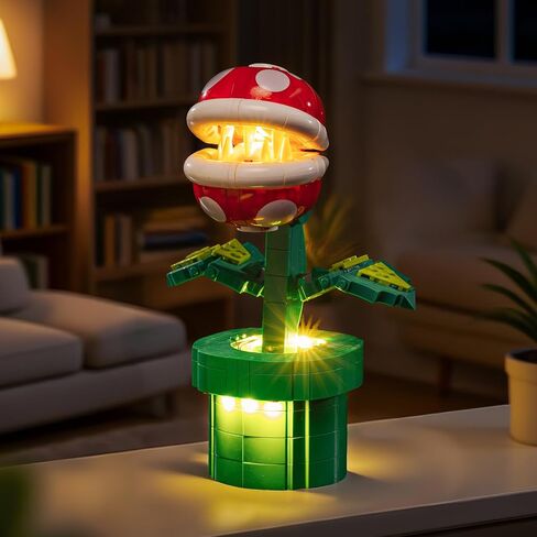 مجموعة إضاءة LED متوافقة مع مجموعة Lego Piranha Plant 71426 مجموعة الإضاءة الإبداعية DIY المتوافقة مع مجموعة البناء Lego Mario Piranha 71426 (النموذج غير متضمن) in Saudi Arabia