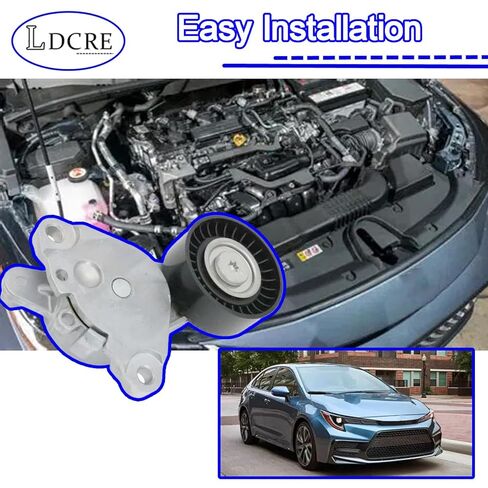 Belt Tensioner for Toyota Corolla 1.8L 2020-2022 2ZRFAE - Replace 16620-0T040 166200T040, Engine Serpentine Tensioner Pulley Assembly in Saudi Arabia