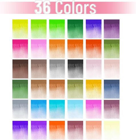 Mr. Pen- Watercolor Brush Pens, 36 Pack, Non-Toxic, Watercolor Markers with Flexible Paint Brush Pens for Coloring Books, Calligraphy, Blending, Journaling & Art Projects in Saudi Arabia