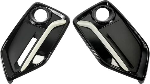 COOL STAR 1 Pair Front Fog Light Covers Compatible with Honda Civic Hatchback 2017-2021 Driver and Passenger Side Front Bumper Fog Lamp Light Cover Trim White in Saudi Arabia