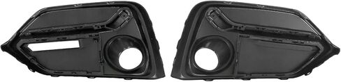 COOL STAR 1 Pair Front Fog Light Covers Compatible with Honda Civic Hatchback 2017-2021 Driver and Passenger Side Front Bumper Fog Lamp Light Cover Trim White in Saudi Arabia