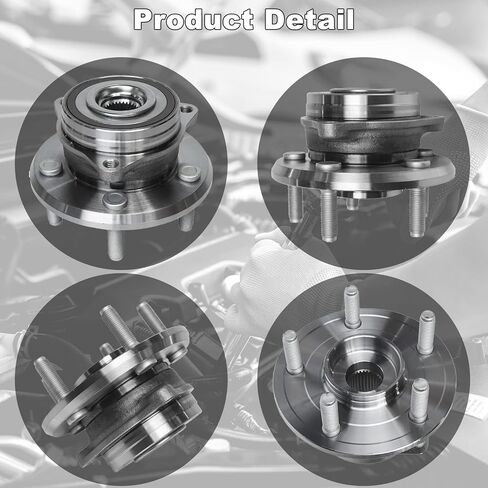 513324 Pair 2 Front Wheel Bearing and Hub Assembly for 2011-2024 Dodge Durango, 2011-2022 Jeep Grand Cherokee WK in Kuwait