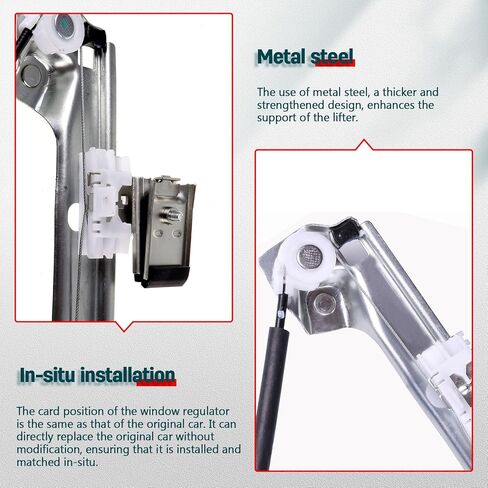 FINDAUTO 741-443 Front Right Side Power Window Regulator With Motor Replacement for 2007 2008 2009 2010 2011 2012 2013 for Chevrolet for Avalanche in Saudi Arabia