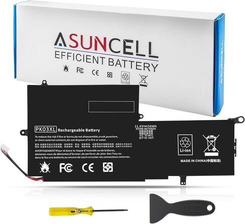 ASUNCELL 51Wh TA03XL Battery for HP EliteBook 745 G3 755 G4 840 G4 850 G3 G4 Series, 11.55V in Kuwait