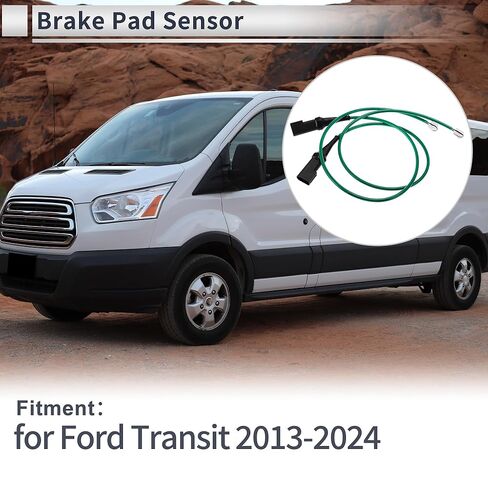 2 Pcs Rear Wheel Brake Pad Wear Sensor No.1843313 Disc Brake Pad Wear Indicator Sensor for Ford Transit 2013-2024 in Saudi Arabia