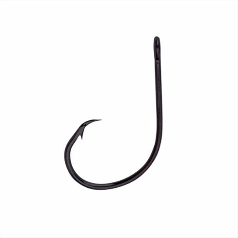 Eagle Claw L197GH-8/0 Lazer Circle Offset Hook, Seaguard, Size 8/0 (Per 4), Brown, one Size in Saudi Arabia