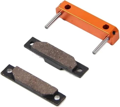 RC Accessories CNC Alloy Brake Pad Set for 1/5 HPI KM ROVAN Baja 5B 5T 5SC Rc Car Gas Parts(Orange) in Saudi Arabia