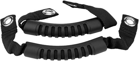 Headrest Grab Handle, Headrest Grab Handles, 2Pcs Roof Grab Handles/Car Rear Seat Back Headrest Grab Handle Set With Hole For Wrangler, fabric handle in Saudi Arabia