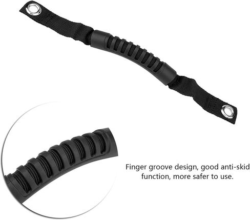 Headrest Grab Handle, Headrest Grab Handles, 2Pcs Roof Grab Handles/Car Rear Seat Back Headrest Grab Handle Set With Hole For Wrangler, fabric handle in Saudi Arabia