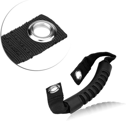 Headrest Grab Handle, Headrest Grab Handles, 2Pcs Roof Grab Handles/Car Rear Seat Back Headrest Grab Handle Set With Hole For Wrangler, fabric handle in Saudi Arabia