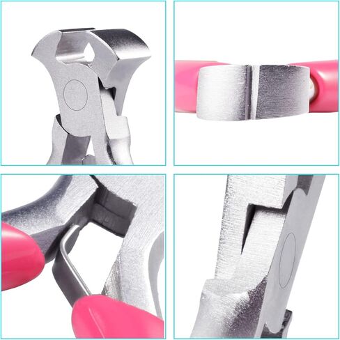 Mini End Nipper 3" Jewelry Making Pliers with Pink PVC Handle End Cutting Pliers for Wire Wrapping & Beading in Saudi Arabia