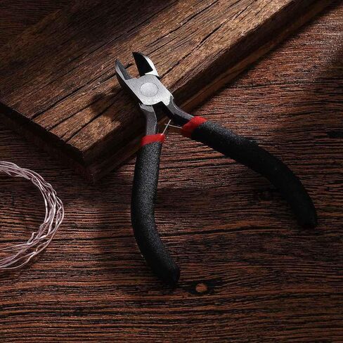 1Pc Carbon Steel Jewelry Plier 4.3 inch Side Cutting Plier Polishing Side Cutter for Necklace Bracelet Jewelry Accessories Making Repairing Supplies about 110mm Long in Saudi Arabia