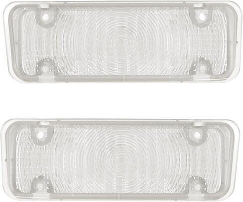 Parking Light Lens Clear Pair For Chevrolet K20 Pickup Truck 1971-1972 in Saudi Arabia