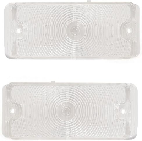 Parking Light Lens Clear Pair For Chevrolet K20 Pickup Truck 1967-1968 in Saudi Arabia