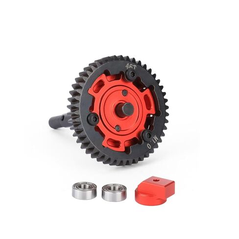 RCAWD 40Cr &7075 46T Spur Gear Set for Traxxas XMaxx XRT, X-Maxx Ultimate, X-Maxx Belted, XRT Ultimate, E-Revo VXL Brushless, Maxx Slash, Maxx, XO-1, XRT Ultimate Cush Drive Housing #6447#7793X Red in Saudi Arabia