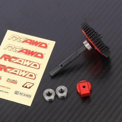RCAWD 40Cr &7075 46T Spur Gear Set for Traxxas XMaxx XRT, X-Maxx Ultimate, X-Maxx Belted, XRT Ultimate, E-Revo VXL Brushless, Maxx Slash, Maxx, XO-1, XRT Ultimate Cush Drive Housing #6447#7793X Red in Saudi Arabia