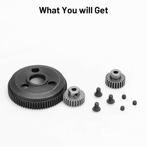 Daitoku 48P 86T مجموعة تروس حفز مع 19T 21T Pinions Gear RC ترقيات أجزاء ل 1/10 Traxxas Slash 2WD Rustler 2WD Stampede 2WD in Kuwait
